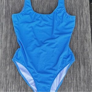 Onia Blue One Piece Swimsuit Classic Tank Style